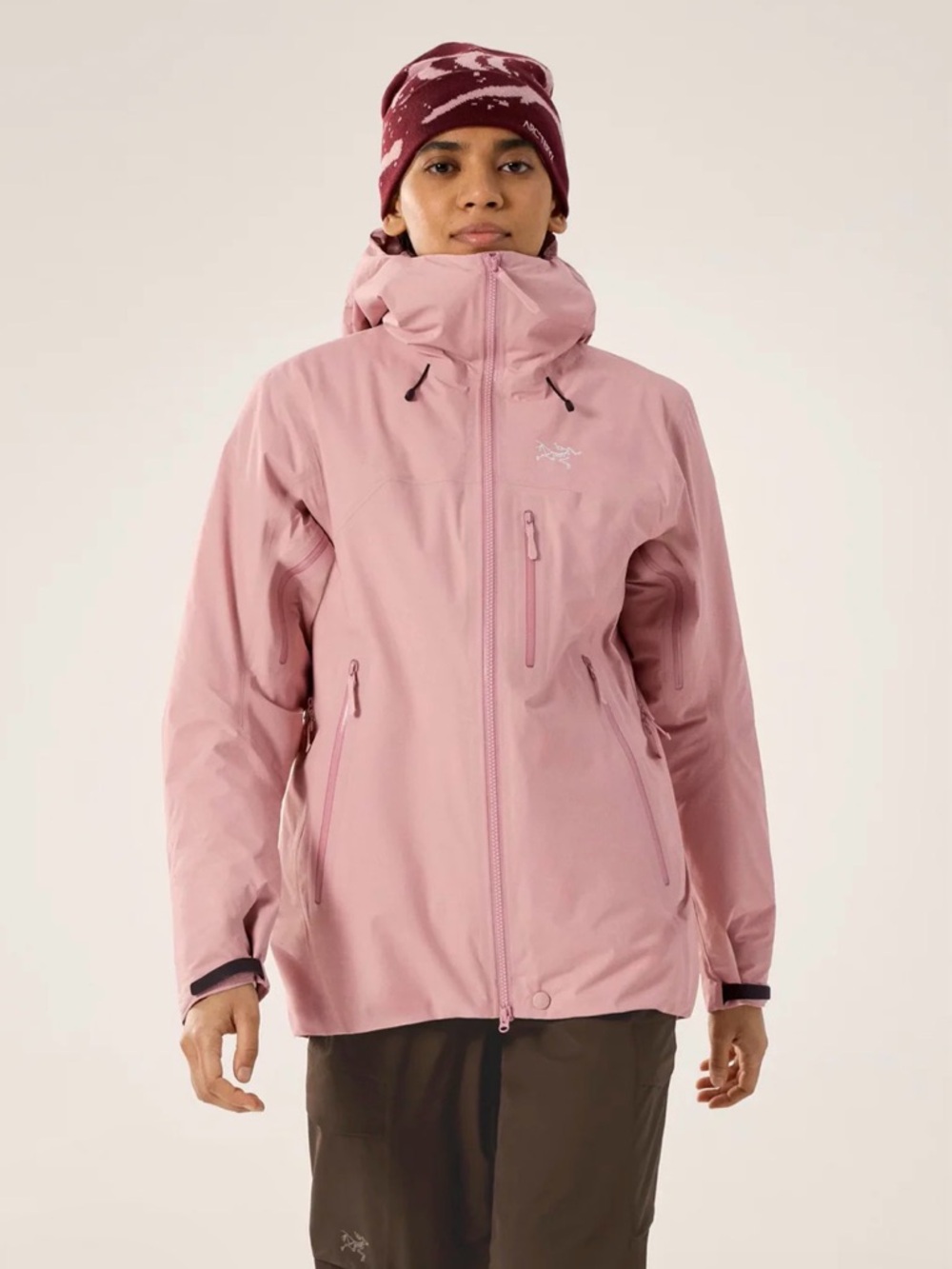 NWT Arc'teryx Beta Insulated Women's Dusty Rose Waterproof Ski Jacket